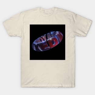 EAYOREXED 3D TEXT T-Shirt